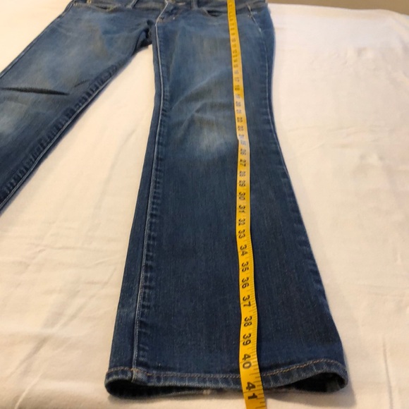 American Eagle Denim Stretch Slim Boot 6 Long - Picture 5 of 8